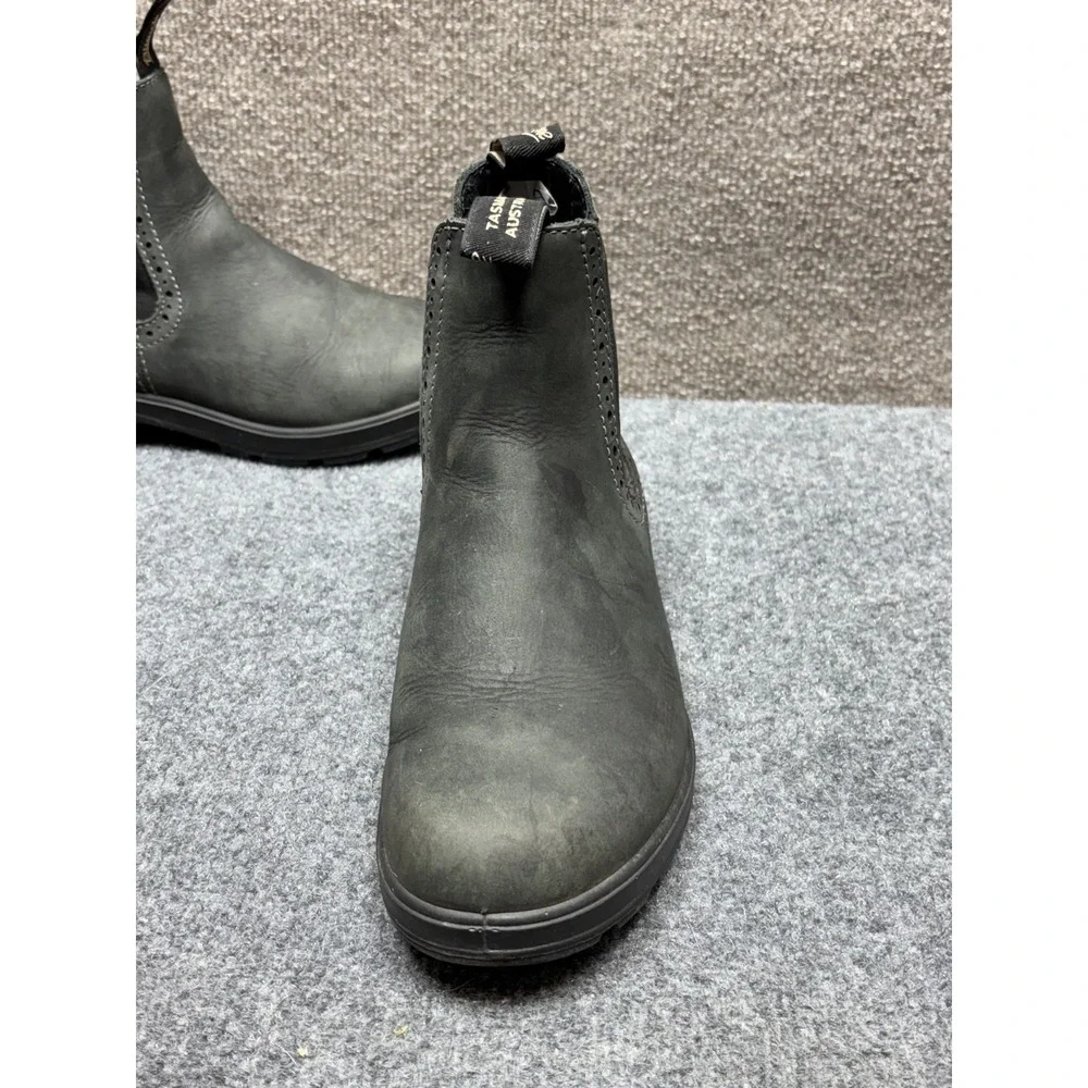 Blundstone Womens 1351 Ankle Chelsea Boots Size 4 Gray Worn In Tasmania 1870